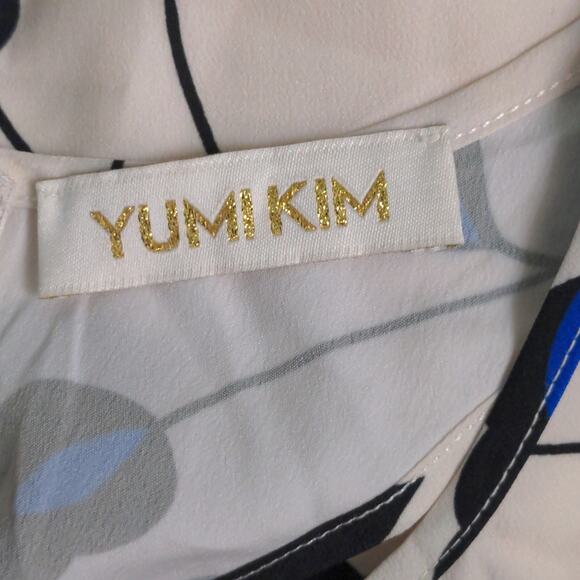 Yumi Kim Botanical Wrap Dress Floral Colorblock Approx S (see measurements) - Picture 6 of 8